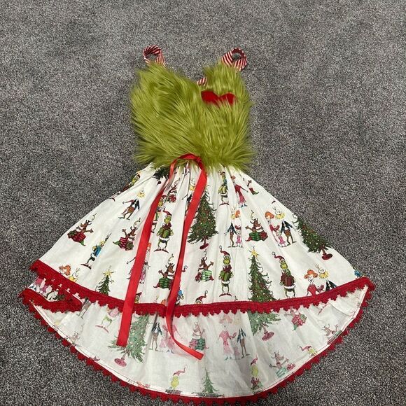 Pistol + Arrow Grinch Josie Handmade Dress Sz 6 - Picture 3 of 9